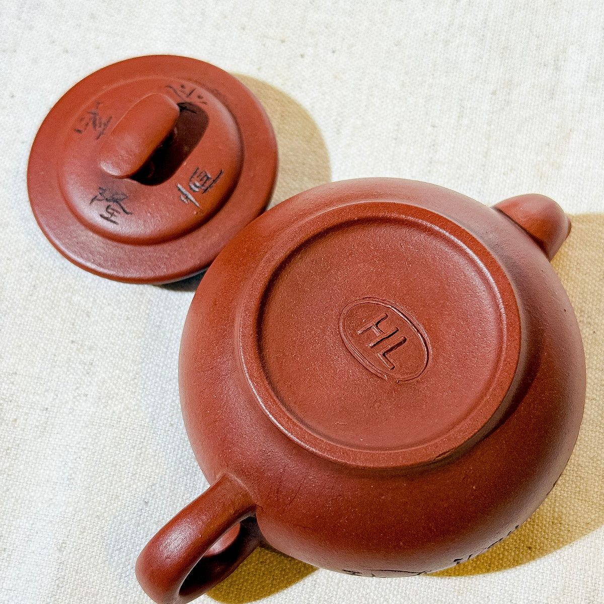 Vintage Yixing Teapot #54 Purple Clay Shang Xin Qiao Teapot 120ml YUMM CHA