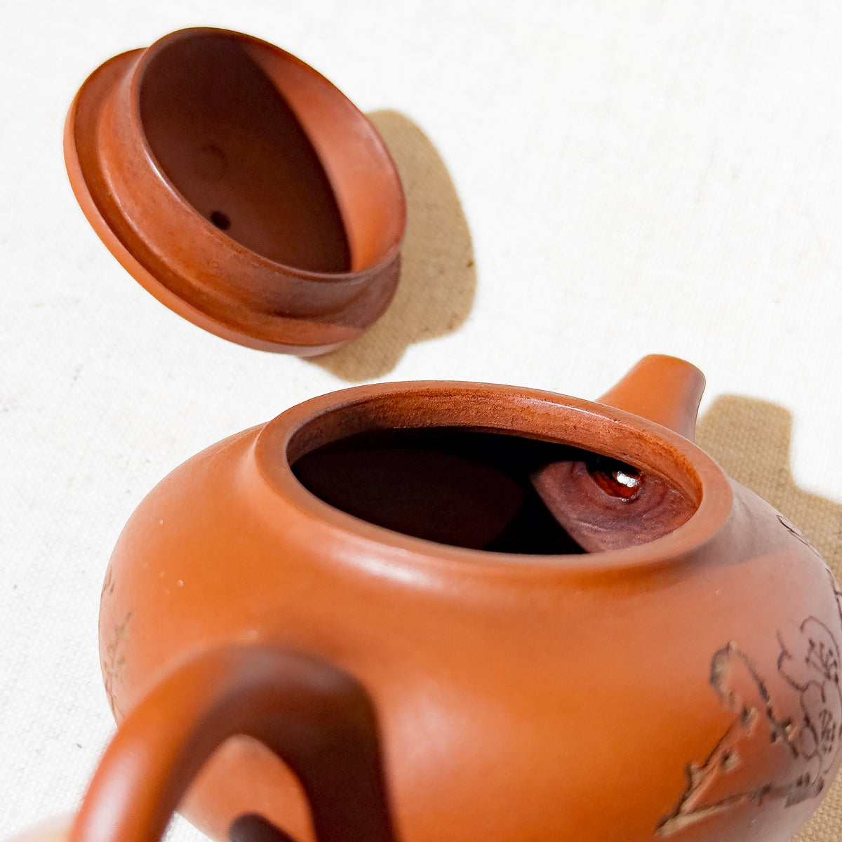 Factory-Era Yixing Teapot #26 Nurtured Hong Ni 100ml - YUMM CHA