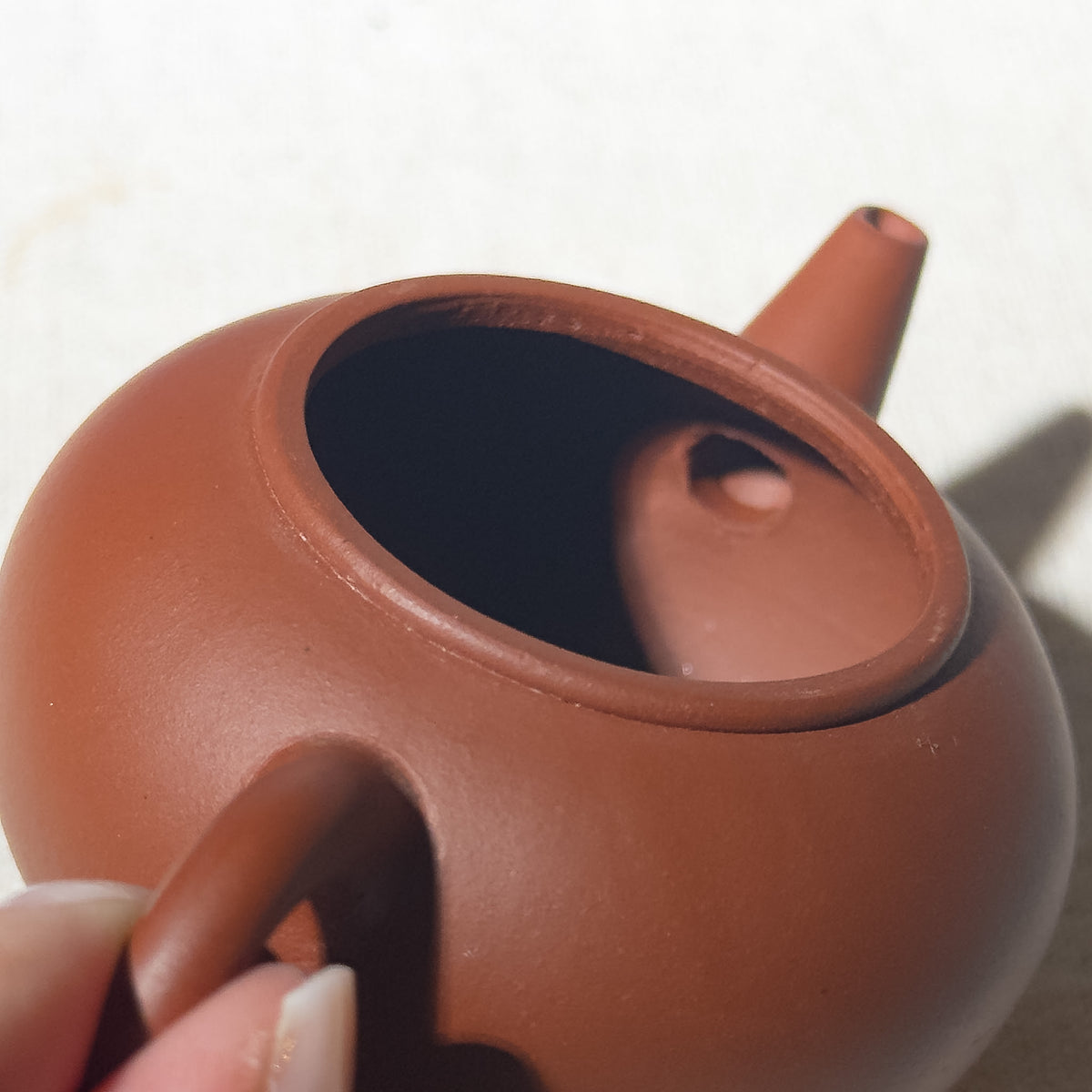 Factory No.1 Yixing Teapot #66 early 70's Hong Ni Shui Ping Teapot 70ml - YUMM CHA
