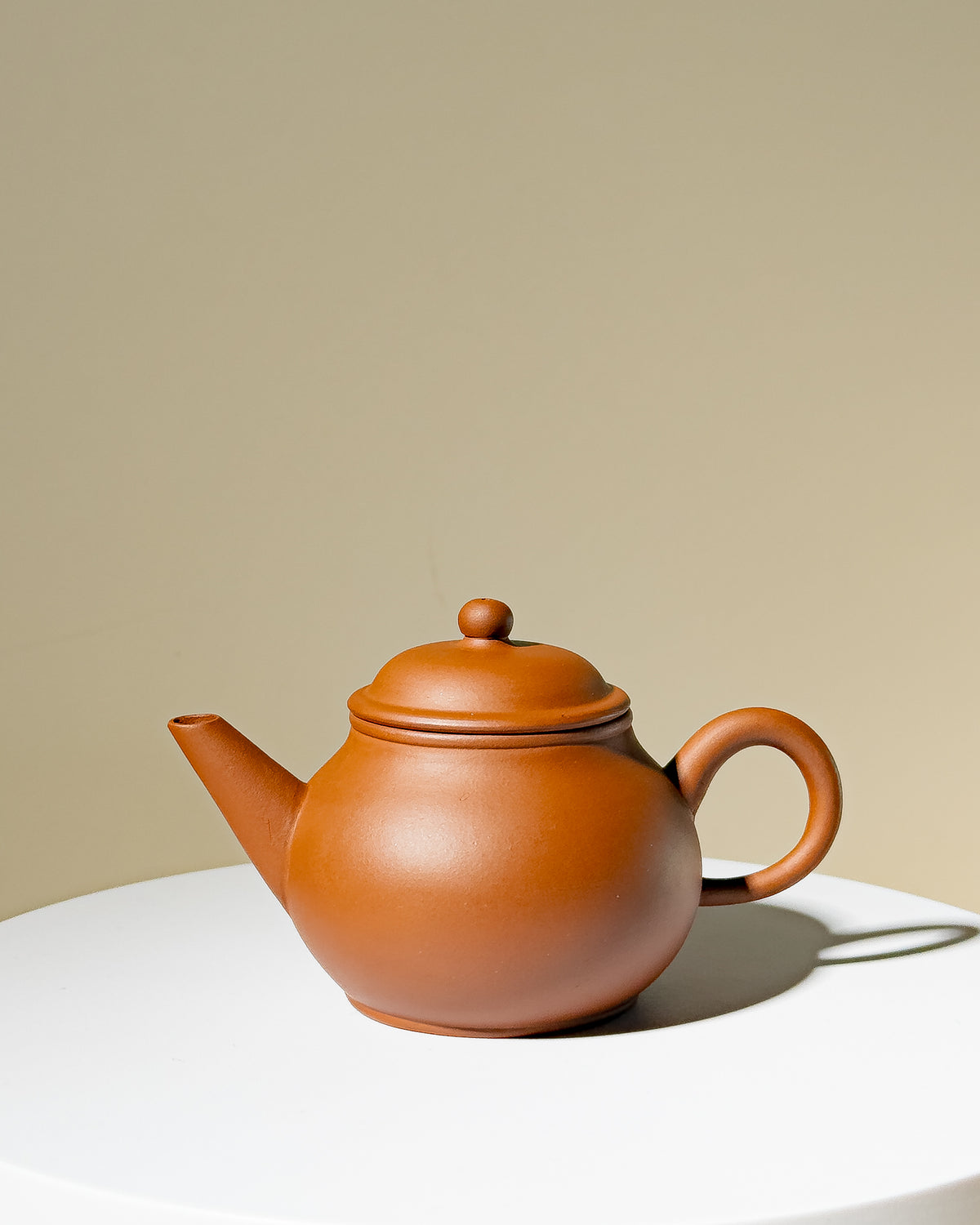 Factory No.1 Yixing Teapot #60 Rare Nian Gao Clay mid 70's Line-Piao Teapot 90ml - YUMM CHA