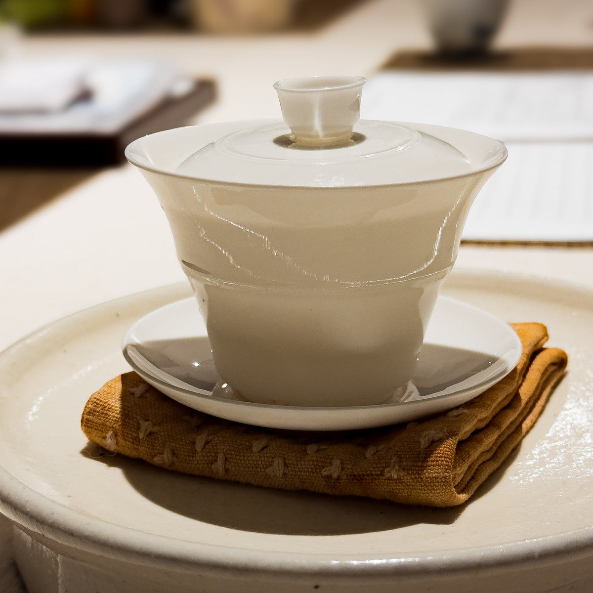 Lightweight Porcelain Gaiwan 100ml - YUMM CHA