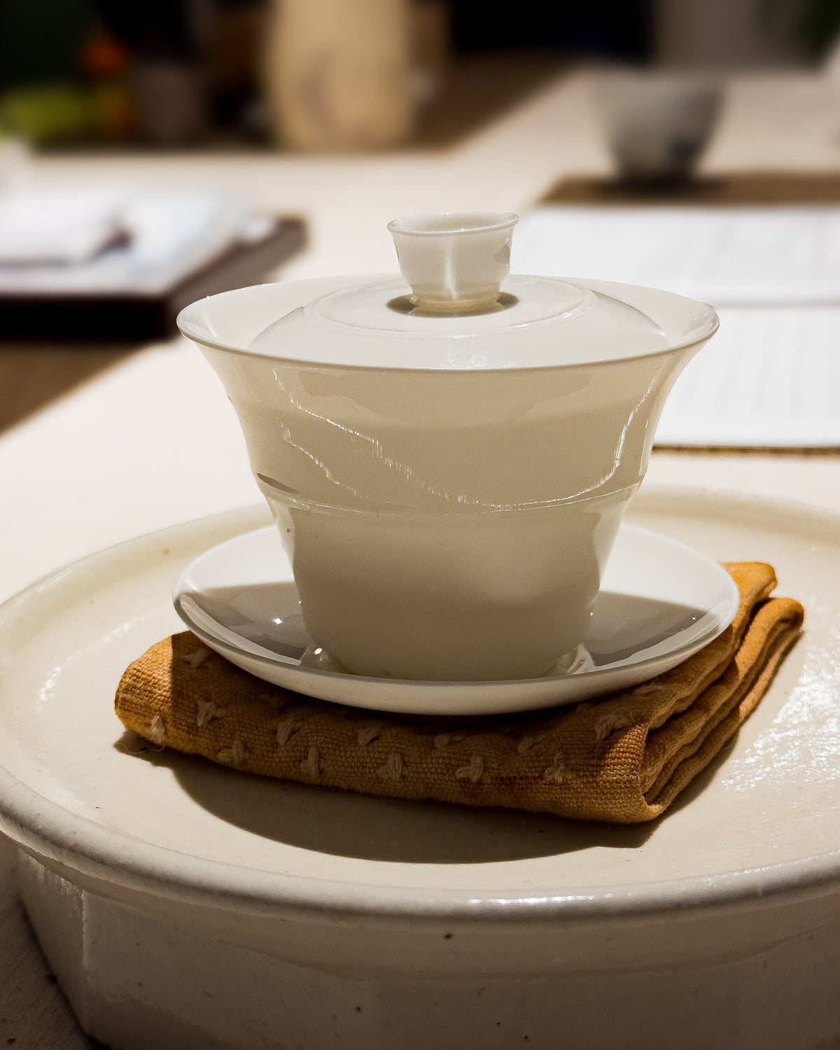 Lightweight Porcelain Gaiwan 100ml - YUMM CHA