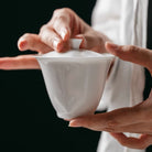 Fang Yuan White Porcelain Gaiwan, Pitcher, Cup - YUMM CHA