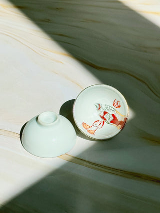 Sake Tea Cups Kutani - YUMM-CHA