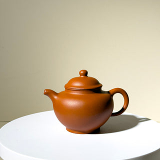 Factory No.1 Yixing Teapot #51 Red Clay Duo Zhi Teapot 120ml