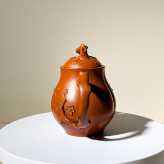 Vintage Yixing Teapot #43 Plum Blossom Meiping Teapot 200ml YUMM CHA