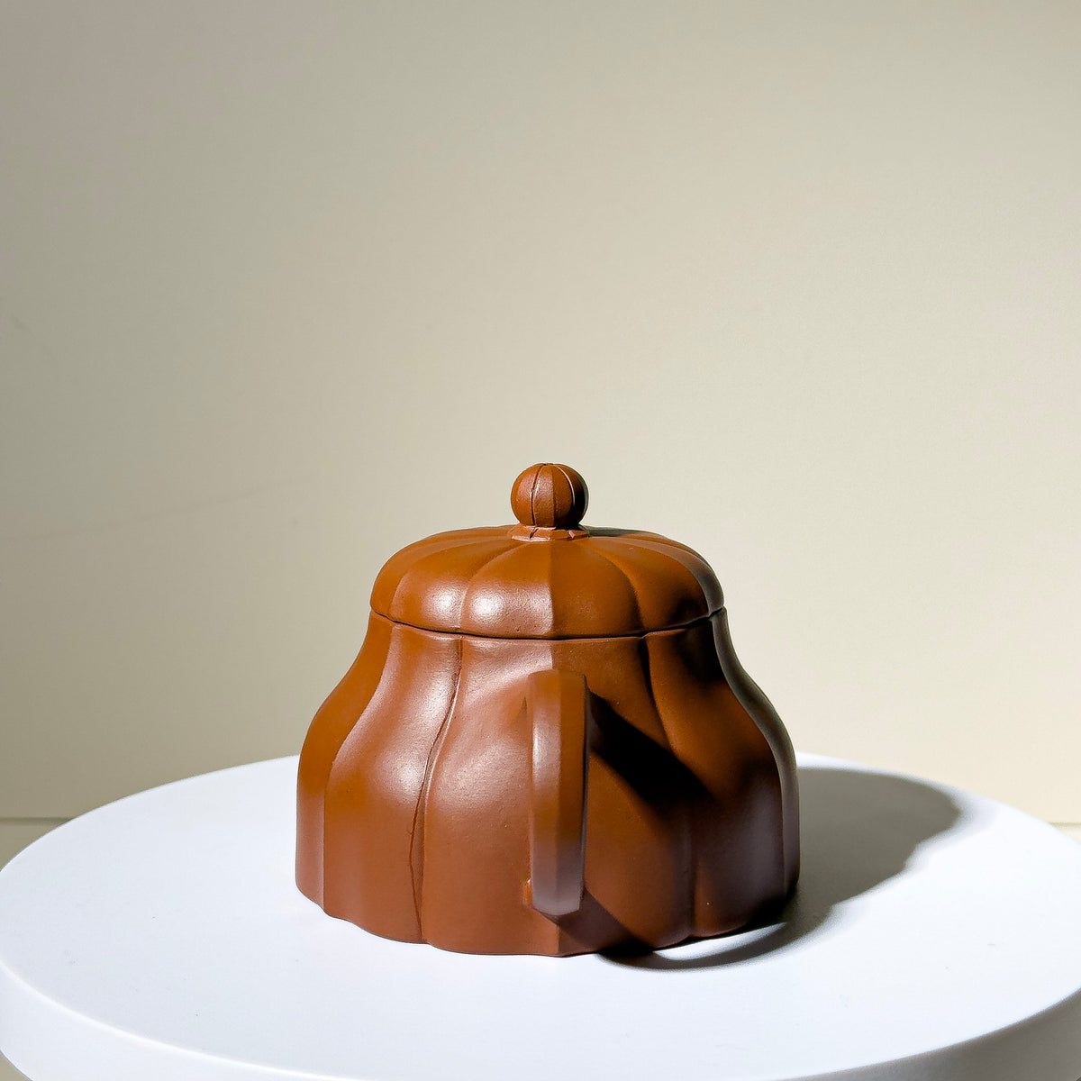 Factory No.1 Yixing Teapot #47 Nian Gao Clay Ban Ling Teapot 230ml YUMM CHA