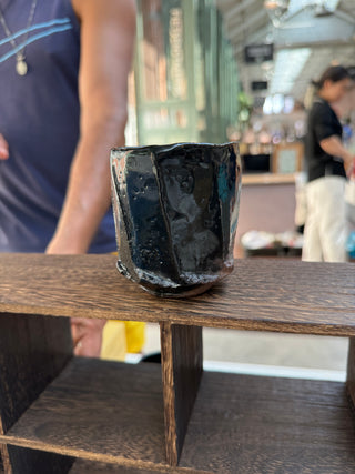 Hagi ware Black Glazed Tea Cup | Eiichi Shibuya - YUMM-CHA