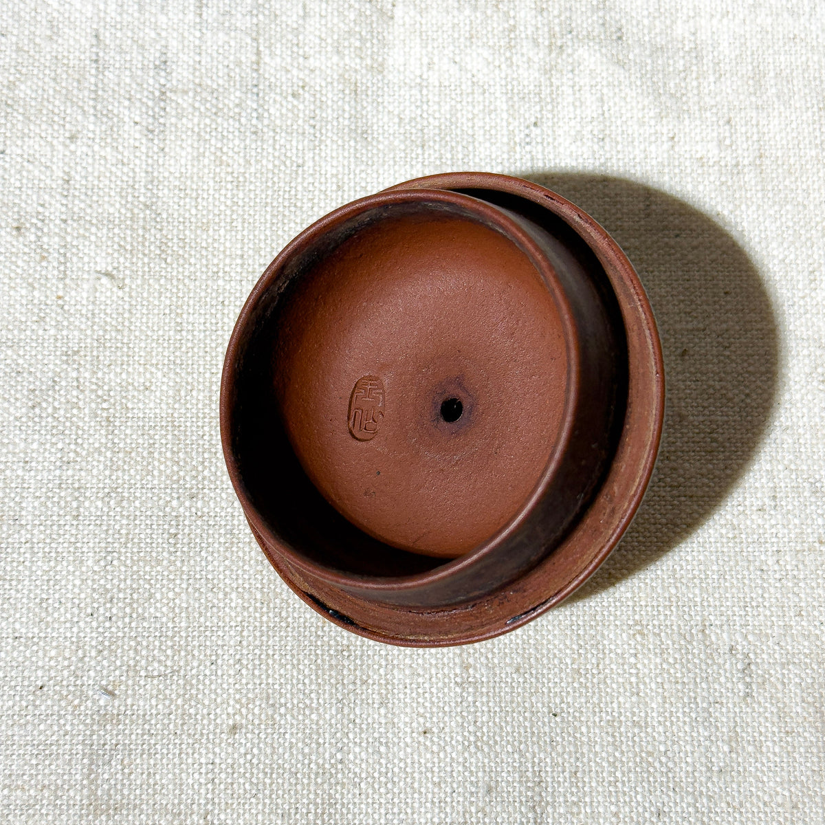 Vintage Yixing Teapot #54 Purple Clay Shang Xin Qiao Teapot 120ml YUMM CHA