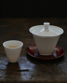 Fang Yuan White Porcelain Gaiwan, Pitcher, Cup - YUMM CHA