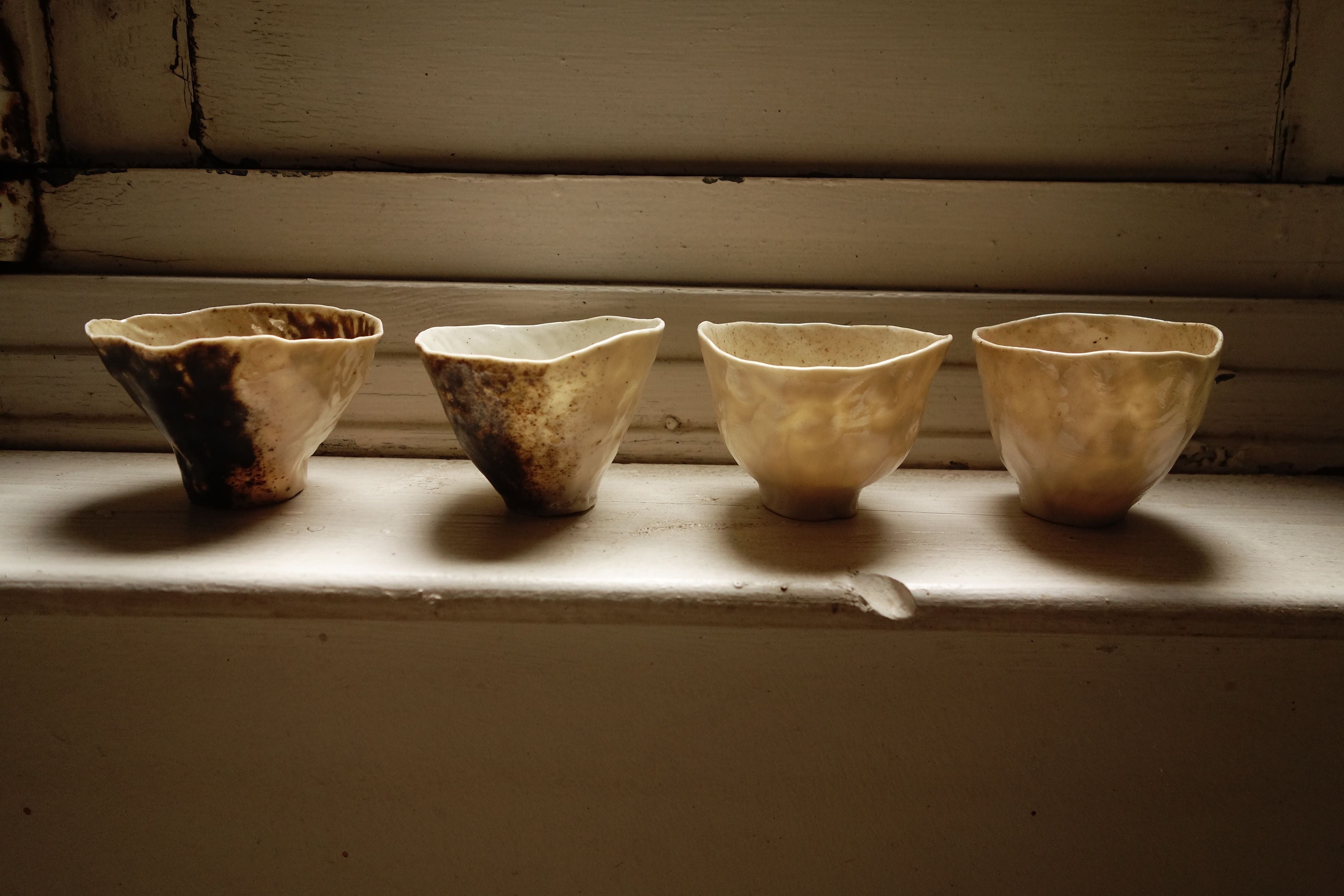 Woodfired Hand-built Teaware Collection (Final) by French Artist Therese Lauma - YUMM CHA