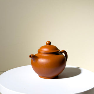 Factory No.1 Yixing Teapot #51 Red Clay Duo Zhi Teapot 120ml