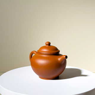 Factory No.1 Yixing Teapot #51 Red Clay Duo Zhi Teapot 120ml
