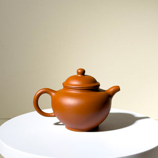 Factory No.1 Yixing Teapot #51 Red Clay Duo Zhi Teapot 120ml