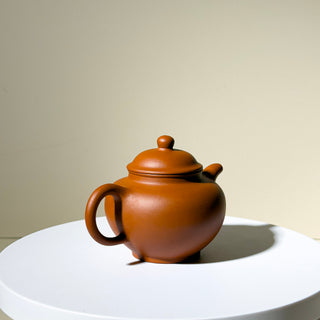 Factory No.1 Yixing Teapot #51 Red Clay Duo Zhi Teapot 120ml