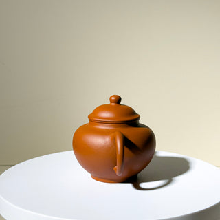 Factory No.1 Yixing Teapot #51 Red Clay Duo Zhi Teapot 120ml