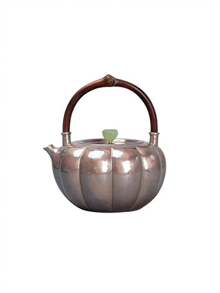 999 Silver Water Kettle teapot 800ml 335g silver handmade - YUMM-CHA
