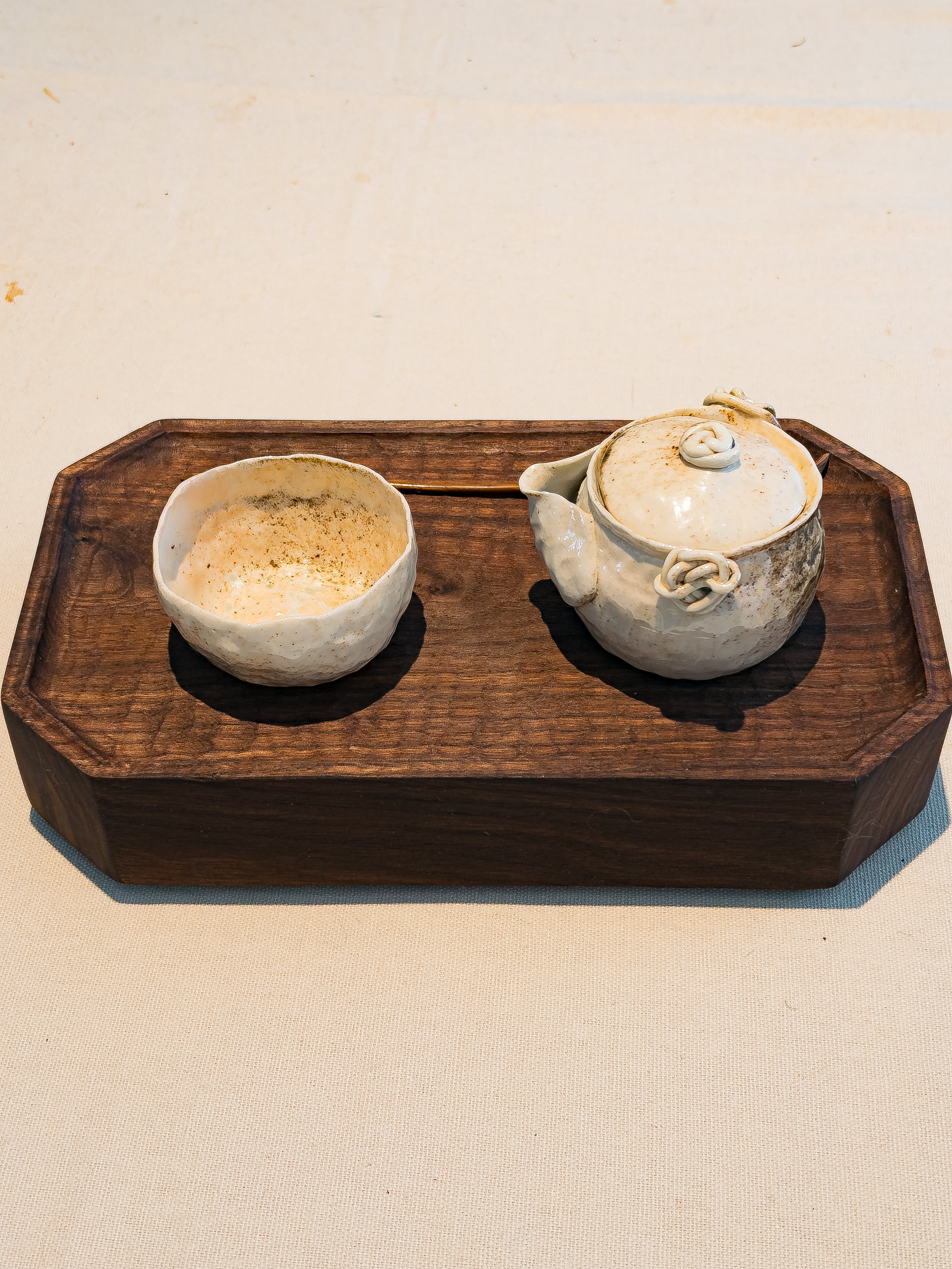 Woodfired Hand-built Teaware Collection (Final) by French Artist Therese Lauma - YUMM CHA