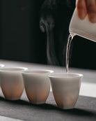 Fang Yuan White Porcelain Gaiwan, Pitcher, Cup - YUMM CHA