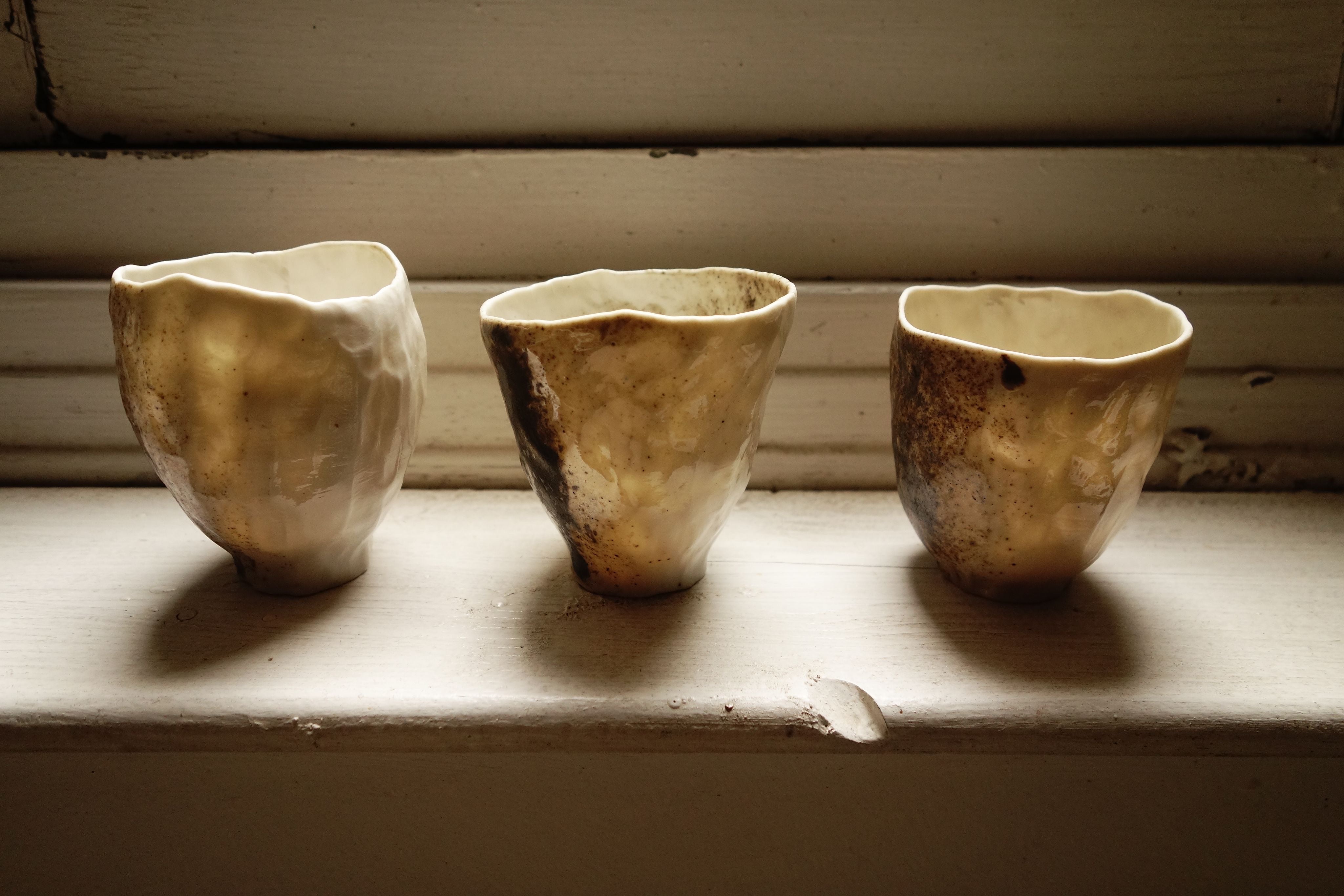 Woodfired Hand-built Teaware Collection (Final) by French Artist Therese Lauma - YUMM CHA