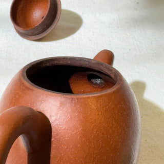 Factory-Era Yixing Teapot #2 Nurtured Hong Ni 150ml - YUMM CHA