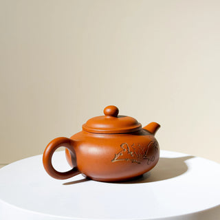 Factory-Era Yixing Teapot #26 Nurtured Hong Ni 100ml - YUMM CHA