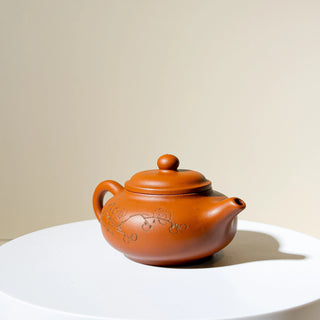 Factory-Era Yixing Teapot #26 Nurtured Hong Ni 100ml - YUMM CHA