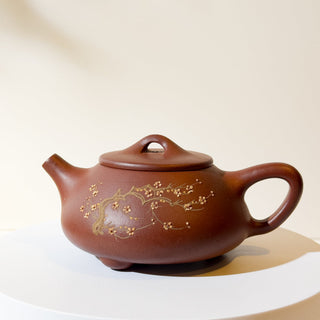 Factory-Era Yixing Teapot #9 Shi Piao Purple Clay 250ml - YUMM CHA