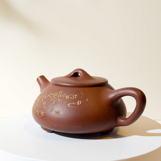 Factory-Era Yixing Teapot #9 Shi Piao Purple Clay 250ml - YUMM CHA