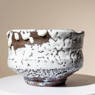 Hagi Ware Matcha Bowl (Big) | Deishi Shibuya - YUMM CHA