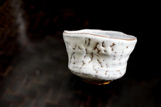 Hagi Ware Snow Onihagi Cup #1 200ml | Eiichi Shibuya - YUMM CHA