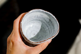 Hagi Ware Snow Onihagi Cup #1 200ml | Eiichi Shibuya - YUMM CHA