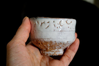 Hagi Ware Snow Onihagi Cup #2 70ml | Eiichi Shibuya - YUMM CHA