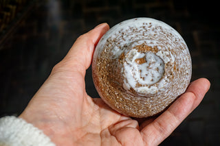 Hagi Ware Snow Onihagi Cup #3 70ml | Eiichi Shibuya - YUMM CHA