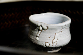 Hagi Ware Snow Onihagi Cup #4 70ml | Eiichi Shibuya - YUMM CHA