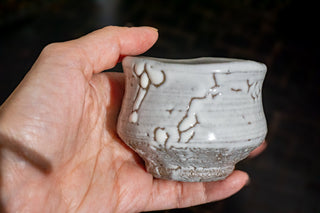 Hagi Ware Snow Onihagi Cup #4 70ml | Eiichi Shibuya - YUMM CHA