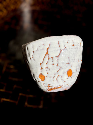 Hagi Ware Snow Onihagi Cup #5 80ml | Eiichi Shibuya - YUMM CHA