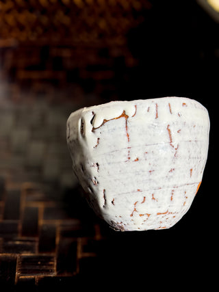 Hagi Ware Snow Onihagi Cup #5 80ml | Eiichi Shibuya - YUMM CHA