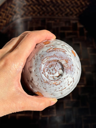 Hagi Ware Snow Onihagi Cup #5 80ml | Eiichi Shibuya - YUMM CHA