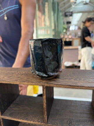 Hagi ware Black Glazed Tea Cup | Eiichi Shibuya - YUMM-CHA