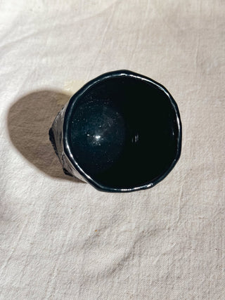 Hagi ware Black Glazed Yunomi Tea & Coffee Cup 
#7 200ml | Eiichi Shibuya - YUMM CHA