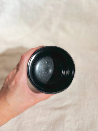 Hagi ware Black Glazed Yunomi Tea & Coffee Cup #6 250ml | Eiichi Shibuya - YUMM CHA
