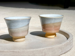 Hagi ware Tea Set | 天鵬山 Tsubaki Kiln - YUMM-CHA