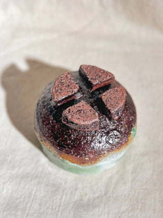 Hagiyaki Sansai Matcha Chawan #2 三彩 抹茶茶碗 | Seigan Yamane - YUMM CHA