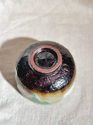 Hagiyaki Sansai Matcha Chawan #3 三彩 抹茶茶碗 | Seigan Yamane - YUMM CHA