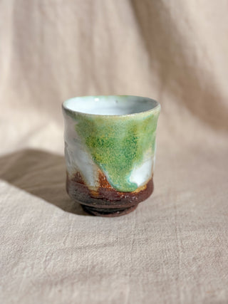 Hagiyaki Sansai Yunomi Tea & Coffee Cup #1 200ml | Seigan Yamane - YUMM CHA