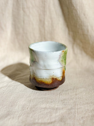 Hagiyaki Sansai Yunomi Tea & Coffee Cup #2 200ml | Seigan Yamane - YUMM CHA