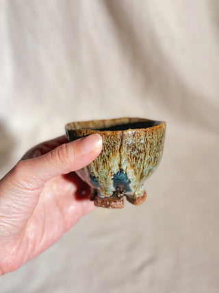 Hagiyaki Wariko-dai Kujaku Guinomi 70ml - YUMM CHA