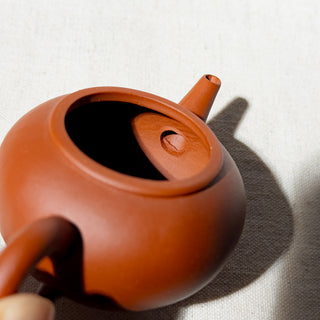 Factory No.1 Yixing Teapot #55 Original Box Red Clay ShuiPing Teapot 80ml