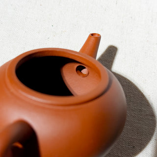 Factory No.1 Yixing Teapot #59 Red Clay late 80's Shuiping Teapot 80ml